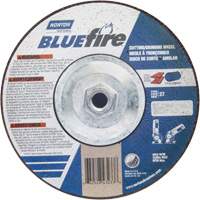 Disque de meulage et tronçonnage BlueFire, 7" x 1/8", Arbre de 5/8"-11, Type 27, Alumine de zirconium Les Fournitures Industrielles Méga