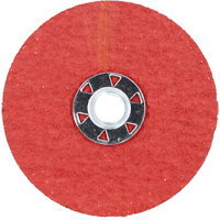 Blaze F980 Speed-Change Fastener Fiber Locking Disc, 4-1/2" Dia., 24 Grit, Ceramic Alumina Les Fournitures Industrielles Méga