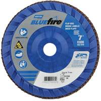 BlueFire Quick Trim Flap Disc, 7" x 7/8", Type 27, 40 Grit, Zirconia Alumina Les Fournitures Industrielles Méga