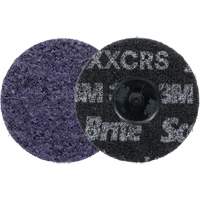 Meule robuste pour le conditionnement de pr&eacute;cision des surfaces Scotch-Brite Roloc, HD-DR, 3" dia., Grain 60+, C&eacute;ramique Les Fournitures Industrielles Méga