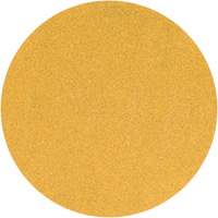 Disque de ponçage jaune &agrave; boucles & crochets, 5" dia., Grain P220, Oxyde d'aluminium Les Fournitures Industrielles Méga