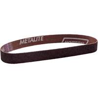 Courroie de ponçage en tissu Metalite, 3/4" la x 20-1/2" lo, Oxyde d'aluminium, Grain 40 Les Fournitures Industrielles Méga