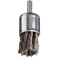 Brosse &agrave; fils nou&eacute;s avec moyeu, 1" dia. x 1/4" arbre Les Fournitures Industrielles Méga
