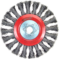 Bosses &agrave; fils nou&eacute;s standards, Dia. 4-1/2", Fils 0,02", Arbre 5/8"-11, Acier Les Fournitures Industrielles Méga