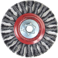 Roue compl&egrave;te de c&acirc;ble de torsion, Dia. 4", Fils 0,02", Arbre 5/8"-11, Acier Les Fournitures Industrielles Méga