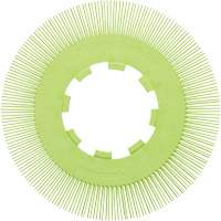 Brosse radiale en soies de pr&eacute;cision type S PN-RB sans adaptateur Scotch-Brite, C&eacute;ramique, Grain 50+, 8" dia. Les Fournitures Industrielles Méga
