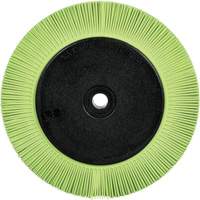 Brosse radiale en soies de pr&eacute;cision type S PN-RB avec bride Scotch-Brite , C&eacute;ramique, Grain 50+, 8" dia. Les Fournitures Industrielles Méga