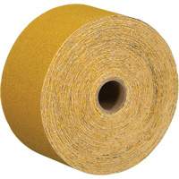 Feuille abrasive dor&eacute;e en rouleau Stikit 02785, Oxyde d'aluminium, 2-3/4" la x 135' lo, Grain 220 Les Fournitures Industrielles Méga