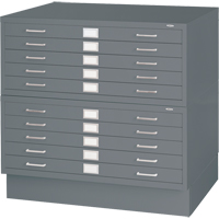Classeurs en acier pour plans, 5 Tiroirs, 40-3/8" la x 29-3/8" p x 16-1/2" h Les Fournitures Industrielles Méga