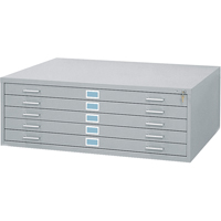 Classeurs en acier pour plans, 5 Tiroirs, 46-3/8" la x 35-3/8" p x 16-1/2" h Les Fournitures Industrielles Méga
