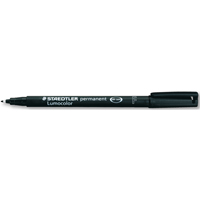 Lumocolor&reg; Permanent Markers, Black, Fine Tip Les Fournitures Industrielles Méga