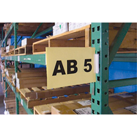 Slip 'N Stik Snap-On Warehouse Aisle Sign Kits, 11" x 8-1/2", Plastic Les Fournitures Industrielles Méga
