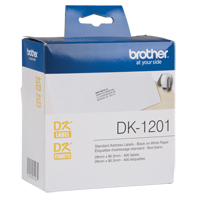 Tape Cartridge for QL Label Printers, 29 mm x 3-1/2", White Les Fournitures Industrielles Méga