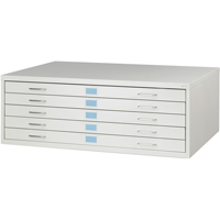 Classeurs pour classement &agrave; plat Facil, 5 Tiroirs, 46" la x 32" p x 16-3/8" h Les Fournitures Industrielles Méga
