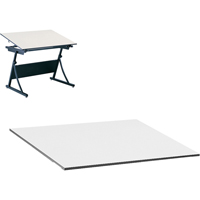 Dessus de table Planmaster, 60" la x 3/4" h, Blanc Les Fournitures Industrielles Méga