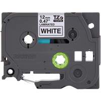 Tze Tape Cartridges, 12 mm x 26-1/4', Black on White Les Fournitures Industrielles Méga