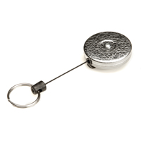 D&eacute;rouleurs autor&eacute;tractables originaux #485-HDK, Chrome, C&acirc;ble 48", Fixation Agrafe de ceinture Les Fournitures Industrielles Méga