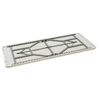 Table pliante, Rectangulaire, 72" l x 30" la, Poly&eacute;thyl&egrave;ne, Blanc Les Fournitures Industrielles Méga