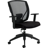 Chaises de travail, Tissu, Noir, Capacit&eacute; 300 lb Les Fournitures Industrielles Méga