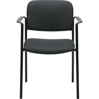 Stacking Chairs, Fabric, 32" High, 300 lbs. Capacity, Charcoal Les Fournitures Industrielles Méga