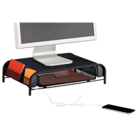 Organisateur de bureau avec alimentation USB Onyx Les Fournitures Industrielles Méga
