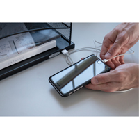 Organisateur de bureau avec alimentation USB Onyx Les Fournitures Industrielles Méga
