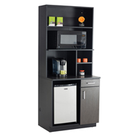 Armoire modulaire, M&eacute;lamine, 39" h x 36" la x 25" P, Nuit d'Asie/noir Les Fournitures Industrielles Méga