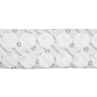 Attaches en jeton, Boucle et crochet, 3/4" dia., Adh&eacute;sif, Blanc Les Fournitures Industrielles Méga