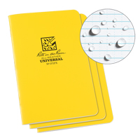 Carnet tout temps, Couverture souple, Jaune, 48 Pages, 4-5/8" , 7"  Les Fournitures Industrielles Méga