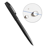 Stylo en m&eacute;tal &agrave; l'&eacute;preuve des intemp&eacute;ries, Bleu, 0,8 mm, R&eacute;tractable Les Fournitures Industrielles Méga