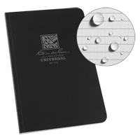 Field-Flex Bound Book, Soft Cover, Black, 128 Pages, 4-5/8" W x 7-1/4" L Les Fournitures Industrielles Méga