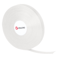 Attaches QWIK, Boucle et crochet, 25 vg x 3/4", Auto-aggripant, Blanc Les Fournitures Industrielles Méga