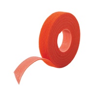 Ruban pour gestion des c&acirc;bles One-Wrap, Boucle et crochet, 25 vg x 5/8", Auto-aggripant, Orange Les Fournitures Industrielles Méga