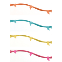 Ruban pour gestion des c&acirc;bles One-Wrap, Boucle et crochet, 25 vg x 3/4", Auto-aggripant, Aqua Les Fournitures Industrielles Méga