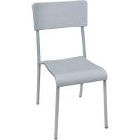 Chaises empilables Ventura, Polypropyl&egrave;ne, Hauteur 36", Capacit&eacute; 300 lb, Gris Les Fournitures Industrielles Méga