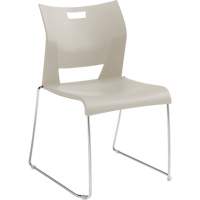 Chaise de formation sans bras Duet, Plastique, Hauteur 33-1/4", Capacit&eacute; 350 lb, Blanc Les Fournitures Industrielles Méga