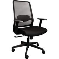Activ Series Synchro-Tilt Office Chair, Fabric/Mesh, Black, 275 lbs. Capacity Les Fournitures Industrielles Méga