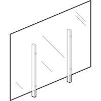 Vitre hygi&eacute;nique, 48" la x 36" h Les Fournitures Industrielles Méga