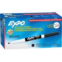 Low Odour Dry Erase Whiteboard Marker, Black, Fine Tip Les Fournitures Industrielles Méga