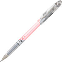 Stylo gel m&eacute;tallique Slicci, Argent, 0,8 mm Les Fournitures Industrielles Méga