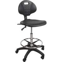 Tabouret robuste et ergonomique, Mobile, Ajustable Hauteur, Capacit&eacute; 250 lb Les Fournitures Industrielles Méga