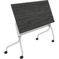 Table de formation &agrave; dessus rabattable Newland, 24" lo x 60" la x 29-1/2" h, Brun fonc&eacute; Les Fournitures Industrielles Méga