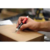 Markal&reg; Dura-Ink&reg; Dual Colour Permanent Ink Marker, Black/Red, Bullet Tip Les Fournitures Industrielles Méga