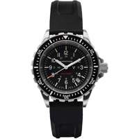 Grande montre automatique de plong&eacute;e, Num&eacute;rique, &agrave; piles, 41 mm, Noir Les Fournitures Industrielles Méga