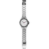 Tr&egrave;s grande montre automatique &eacute;dition arctique avec jour/date avec bracelet en acier inoxydable, Num&eacute;rique, &agrave; piles, 46 mm, Argent Les Fournitures Industrielles Méga