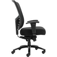 Raven 400 High-Back Heavy-Duty Synchro-Tilter, Mesh, Black, 400 lbs. Capacity Les Fournitures Industrielles Méga