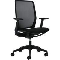 Kody High-Back Synchro-Tilter Chair, Mesh, Black, 300 lbs. Capacity Les Fournitures Industrielles Méga
