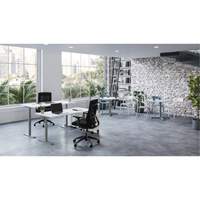 Newland Height-Adjustable Rectangular Table Les Fournitures Industrielles Méga