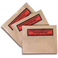 Pochettes pour bordereau d'exp&eacute;dition, 5-1/2" lo x 4-1/2" la Les Fournitures Industrielles Méga