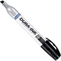 Dura-Ink&reg; Markers - #25 Felt-Tip, Black, Chisel Tip Les Fournitures Industrielles Méga